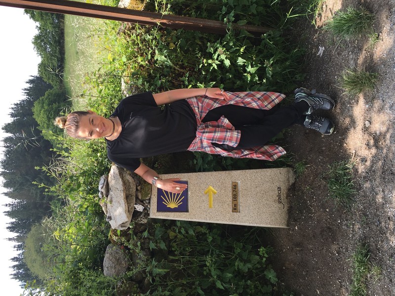Gina Pistol, pe El Camino de Santiago