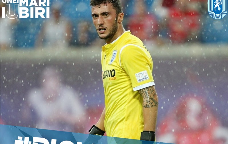 Portarul italian Pigliacelli și-a prelungit contractul cu Universitatea Craiova
