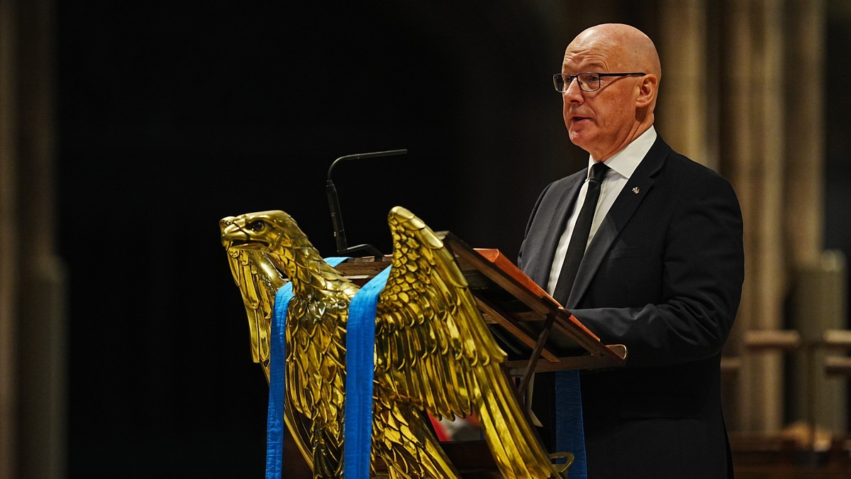 premierul scoțian John Swinney (SNP)