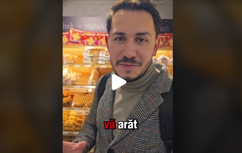 Un român a aflat cât costă o pâine într-un supermarket într-una dintre cele mai luxoase stațiuni din lume, St. Moritz: „Mamă, e caldă!” | VIDEO