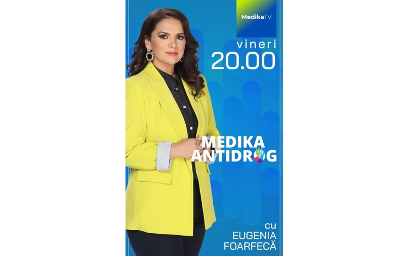 Medika Antidrog, cea mai nouă emisiune de la Medika TV, este prezentată de Eugenia Foarfecă