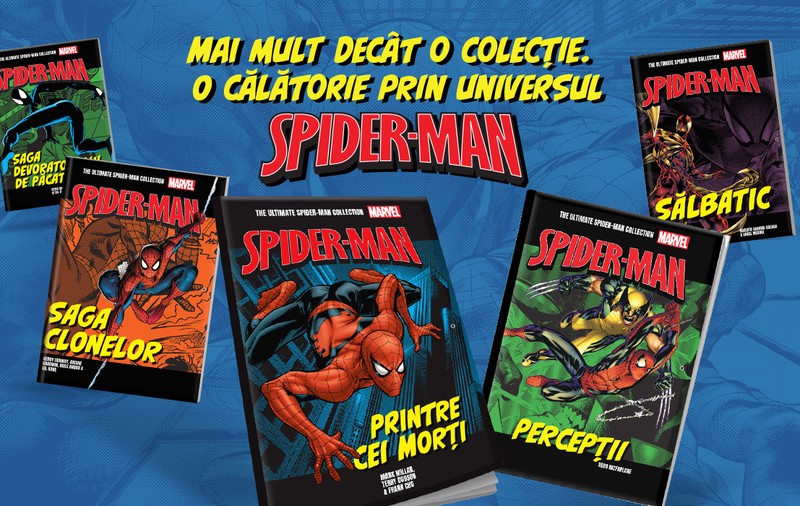 Ultimate Spider-Man, o colecție spectaculoasă pentru fanii Omului-Păianjen, disponibilă pe Colecții Libertatea