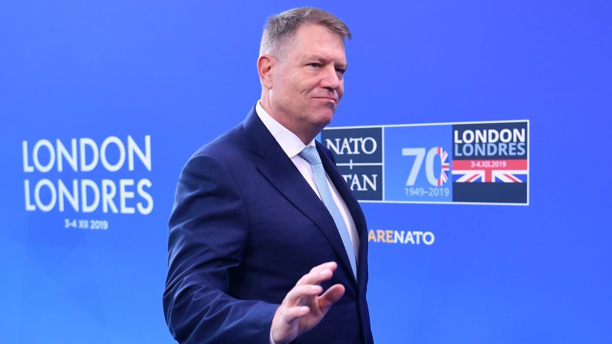Klaus Iohannis la summitul NATO de la Londra FOTO: EPA