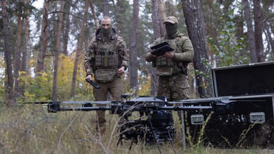 Ukrainian Troops Deploy Poseidon Drone - Ukraine