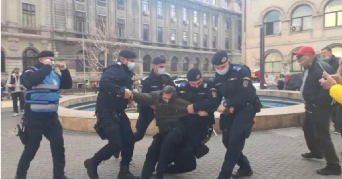 Proteste Piața Universității sursa foto: Captură Antena3