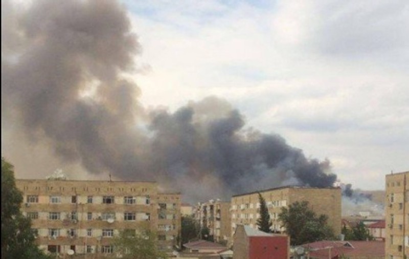 Explozie puternică la o fabrică de arme din Azerbaijan | VIDEO