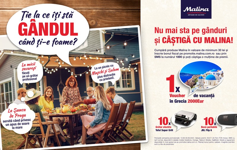 Malina îți aduce poftă de vacanță!