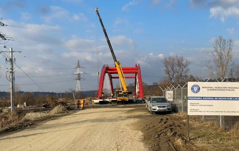 Infrastructura strategică a României: Podul NATO de la Cincu, blocat în reparații de patru ani