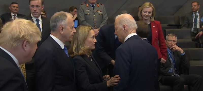 Joe Biden a ajuns la summitul NATO foto Captură: NATO