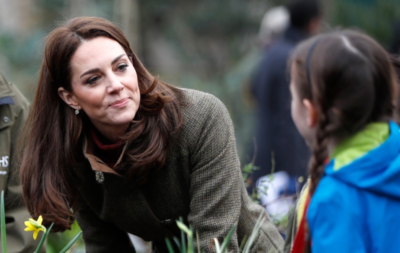 FOTO | Gestul surprinzător făcut de Kate Middleton la prima ei apariție publică de anul acesta