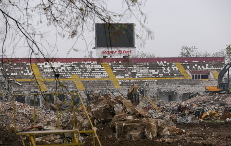 FOTO | Cum arată lucrările de la stadionul Rapid