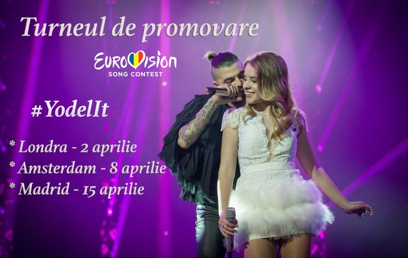 Ilinca şi Alex Florea, câștigătorii Eurovision România 2017, pleacă în turneu. Își promovează piesa "Yodel It" în Europa