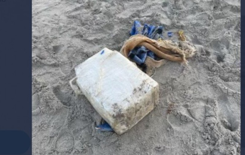 Un turist a găsit un pachet cu cocaină de un milion de dolari în timp ce se plimba pe o plajă din Florida