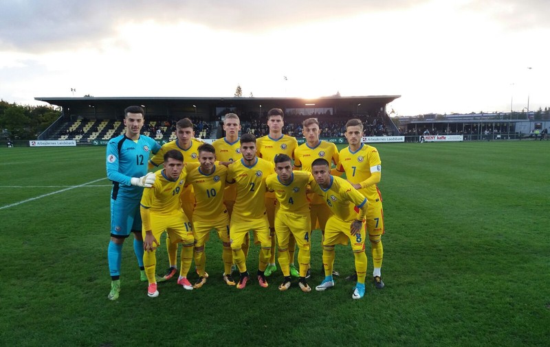 Tricolorii U19 au pierdut prima partidă amicală cu Danemarca