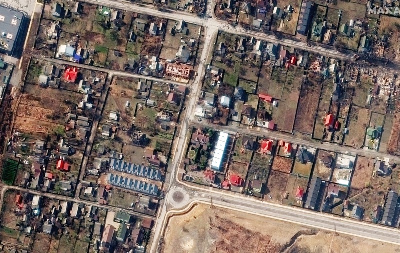 FOTO. Ce au descoperit jurnaliștii americani analizând imaginile din satelit de la Bucha. Rușii susțineau altceva