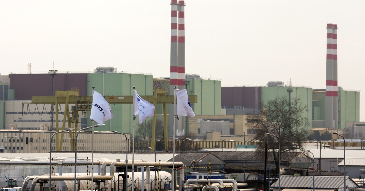 Centrala Nucleară Paks II, aflată în construcție, în Ungaria.