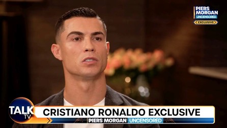 Ronaldo, în timpul interviului de săptămâna trecută | Foto: Hepta