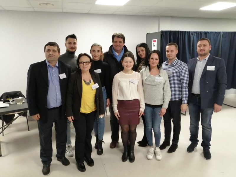 Primarul din Blanc-Mesnil a observat alegerile din localitatea sa