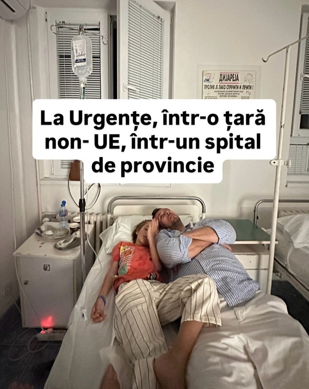Dan Cruceru, vacanță de coșmar în Muntenegru. A ajuns cu copilul la spital de două ori în 4 zile