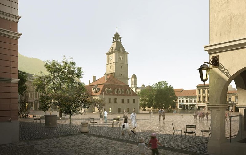 Cum va arăta Piața Sfatului din Brașov de anul viitor. Schimbările anunțate de Primărie