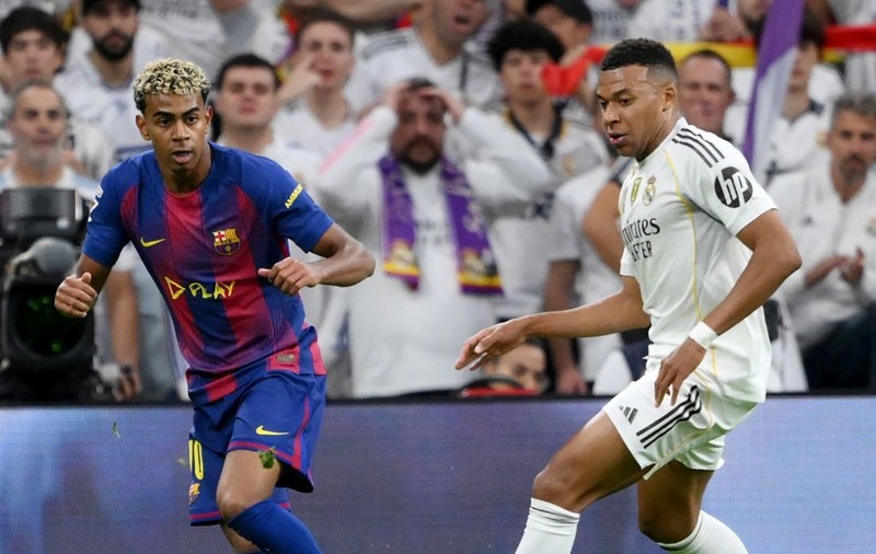 Lamine Yamal (FC Barcelona) și Kylian Mbappe (Real Madrid) s-ar putea întâlni în Supercupa Spaniei la Istanbul în anul 2027 | Foto: Getty Images