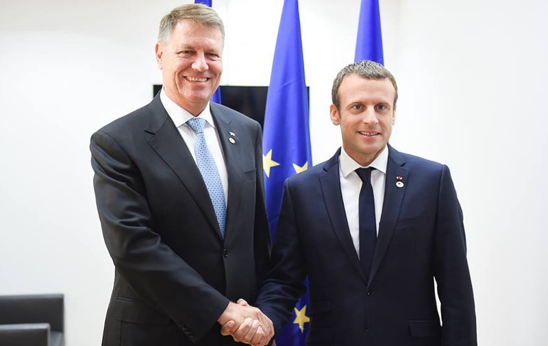 Președintele Iohannis s-a întâlnit cu Emmanuel Macron. „Am discutat despre Schengen”