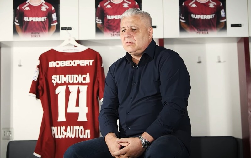 Marius Șumudică a revenit ca antrenor la Rapid după 13 ani. „Sper să fiu campion și din postura de antrenor”