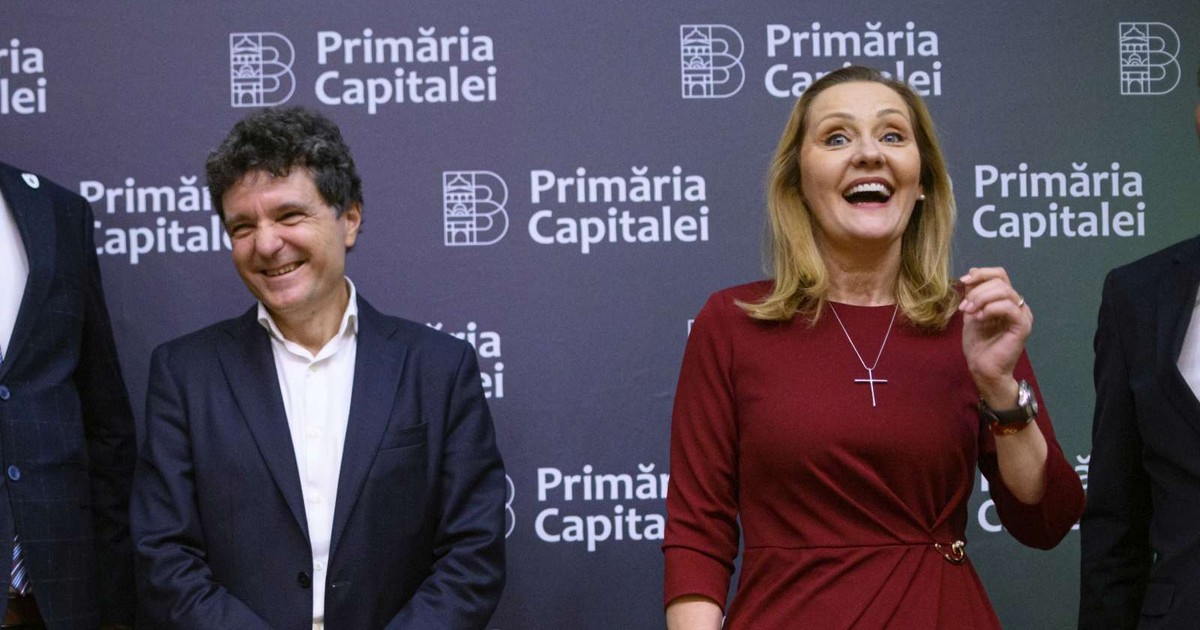 Nicusor Dan si Elena Lasconi