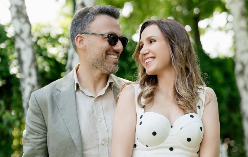 Stefan Popescu si Alina, soția lui