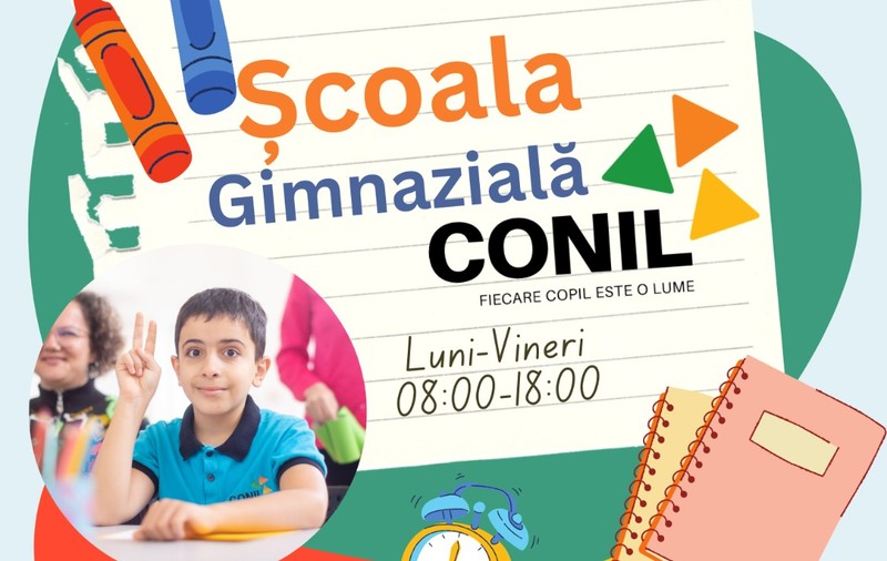 Înscrieri deschise la Școala Gimnazială CONIL: educație incluzivă pentru toți copiii