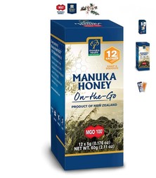 Miere de Manuka MGO 100+ pliculețe (12 buc x 5g)