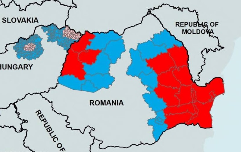 BREAKING NEWS. E jale! Pesta porcină e în 13 județe ale României, după cum arată harta Comisiei Europene. Mai repede cu 3 săptămâni!