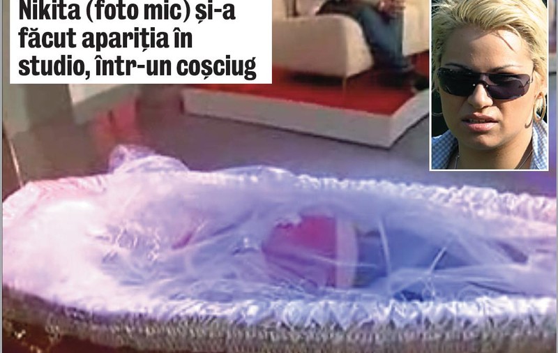 Nikita, în coşciug, la Capatos