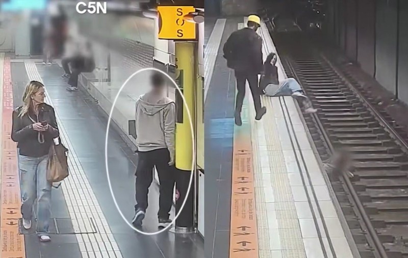 O femeie și-a riscat viața pentru a salva un bărbat căzut pe șina de la metrou, în Barcelona: „O eroină, e perfectă”