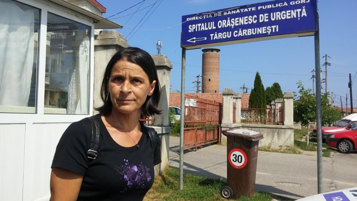 Asistentă infectată cu bacterii la Spitalul din Târgu Cărbunești