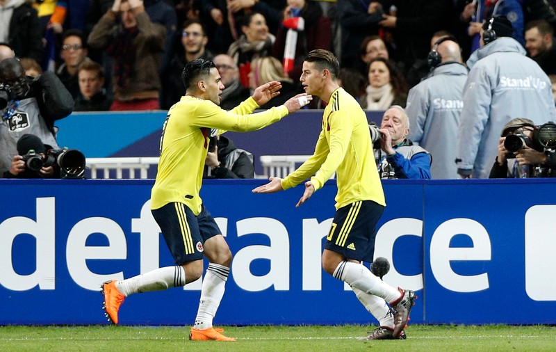Lotul Columbiei pentru Campionatul Mondial de fotbal Rusia 2018