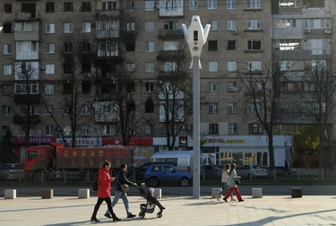 Imagine din Mariupol, octombrie 2022. Foto: Profimedia