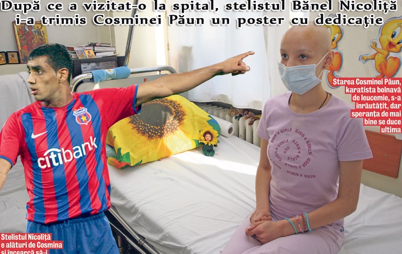 Bănel o susţine pe Cosmina