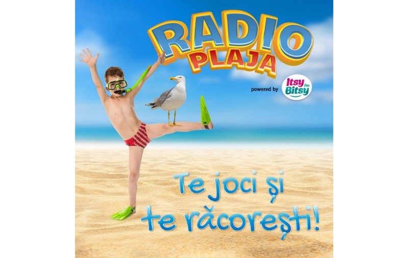 Vara aceasta, copiii se joacă și se răcoresc la Radio Plaja Itsy Bitsy