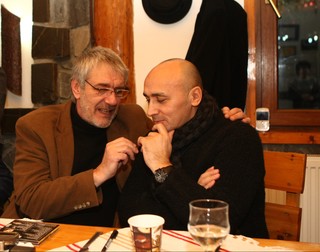 Marcel Iureș, stânga, și Marcel Pavel FOTO: Vlad Chirea (Libertatea)