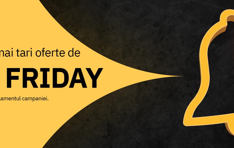 Black Friday 2022 la Altex şi Media Galaxy a început azi, 27 octombrie. Ce oferte sunt şi cât durează promoţiile