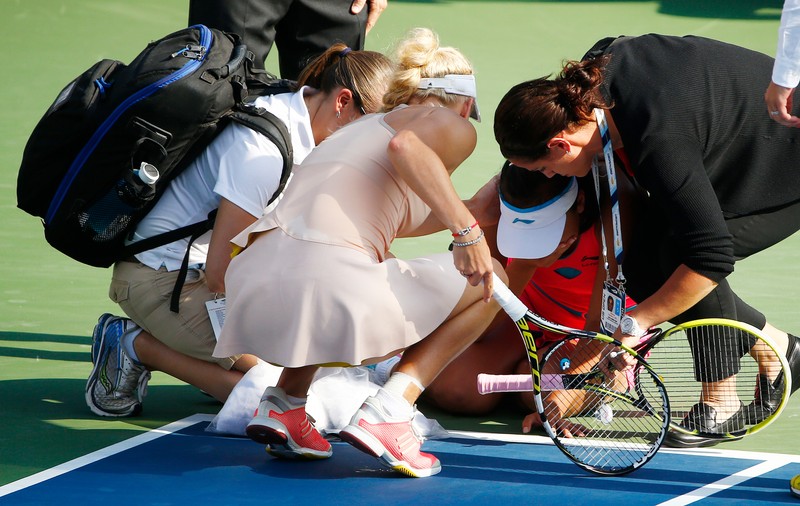 Sportiva care s-a prăbuşit la US Open a fost operată de inimă