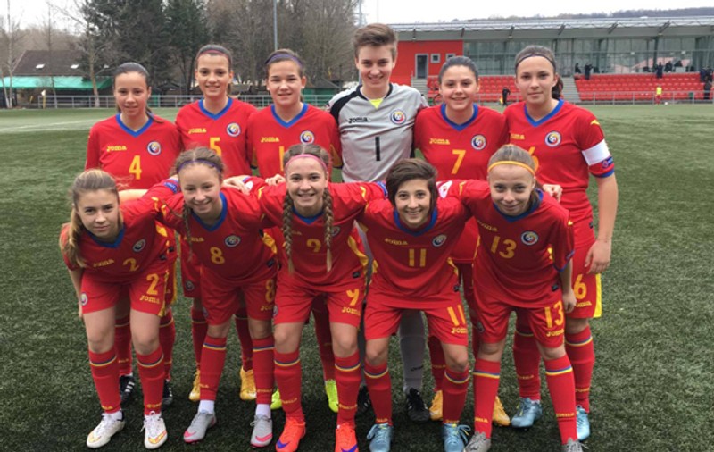 Gol de la 30 de metri marcat de o junioară în amicalul Moldova - România