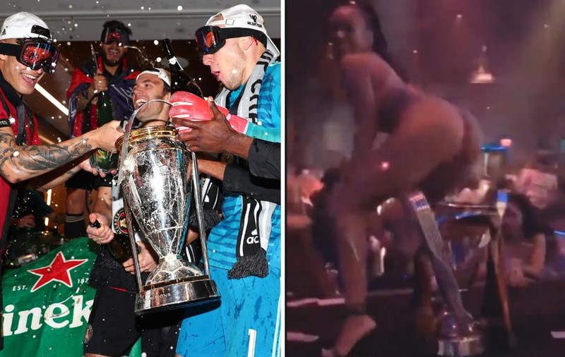 VIDEO | Trofeul cucerit de Atlanta United a ajuns într-un club de striptease! ”Twerking cu Cupa!”