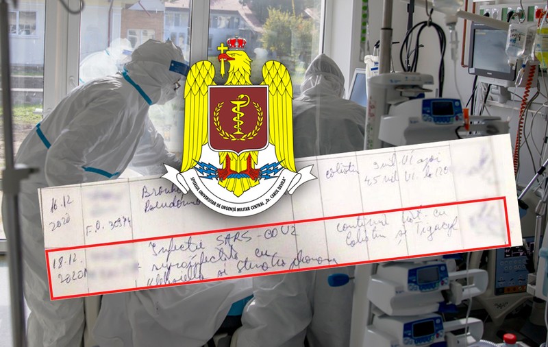 Și-a recunoscut soția printre cei 14 pacienți COVID infectați cu nosocomiale la „Militar”: „Spitalul căruia i-a dedicat 30 de ani din viață a ajuns să o omoare!”