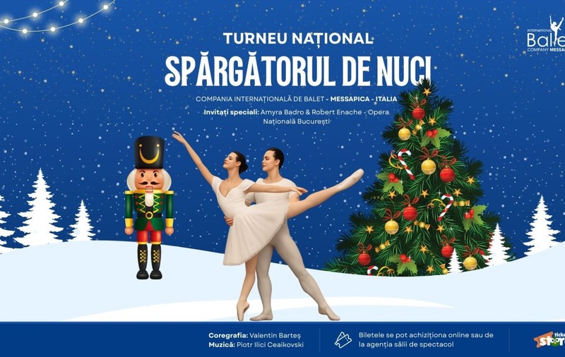 „SPĂRGĂTORUL DE NUCI” în turneu naţional cu Compania Internațională de Balet Messapica – Italia, între 14 şi 28 noiembrie