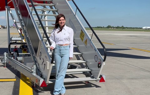 Simona Halep reziliază contractul cu AnimaWings după ce compania aeriană a cerut insolvența. Sursă foto: Andrei Crăițoiu /GSP