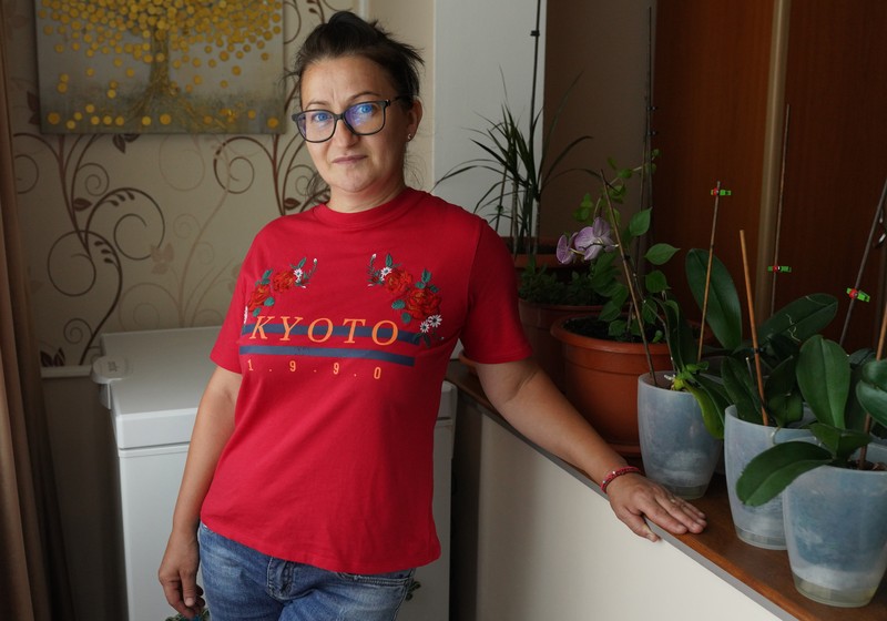 Mihaela Gherguț, la casa părinților, București, 7 iunie 2022.