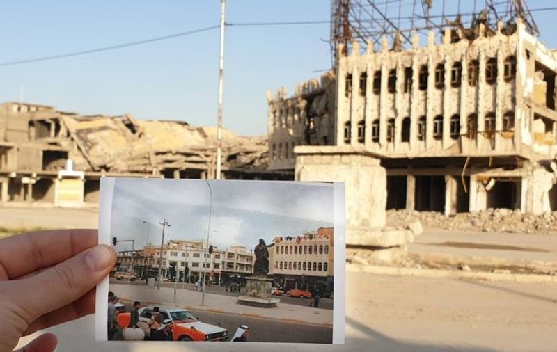 FOTO / Mosul - înainte și după ISIS. Cum arăta orașul irakian înainte să fie cucerit de Statul Islamic și cum arată acum