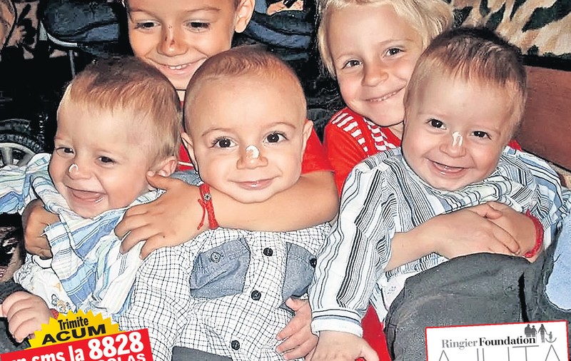 Nicolas are nevoie de ajutor! Micuţul de 2 ani a fost operat de defect septal atrial